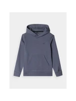 Chlapecká nepruhovaná mikina s kapucí 4F Junior 4FJWMM00TSWSM1292-25S Chlapecká nepruhovaná mikina s kapucí 4F Junior 4FJWMM00TSWSM1292-25S