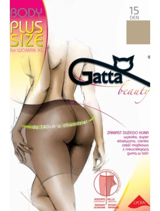 Gatta Body Plus Size 15 DEN barva:béžová Gatta Body Plus Size 15 DEN barva:béžová