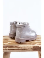 Dětské Boty Se Zipem stříbrné Dexter