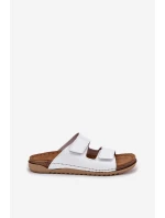 Dámské Kožené Sandály Inblu Bílé AA0005GU