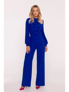 S420 Kombinéza s volánem - královská modř