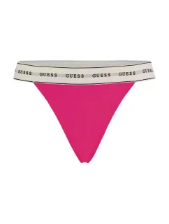 Dámské tanga O2BE04KBBU1 EXR malinová - Guess