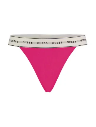 Dámské tanga O2BE04KBBU1 EXR malinová - Guess