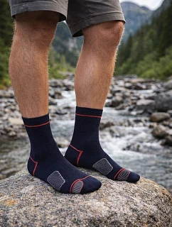 SPORTIVE - MLADÉ PÁNSKÉ KRÁTKÉ FROTÉ PONOŽKY SE VZOREM AG+