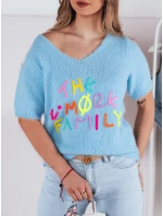 Dámský svetr FATEL modrý FashionStreet MY2316