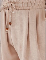 Dámské látkové šortky SUMMER TRIP khaki FashionStreet SY0435