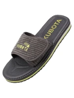 Manšestrové žabky na suchý zip Kubota graphite KUBKRZ-AW23-02-28