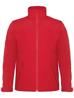 B&C Hooded Softshell /kids Dětská 3-vrstvá softshellová bunda 01.0969 red B&C Hooded Softshell /kids Dětská 3-vrstvá softshellová bunda 01.0969 red