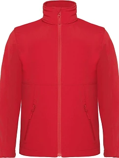 B&C Hooded Softshell /kids Dětská 3-vrstvá softshellová bunda 01.0969 red