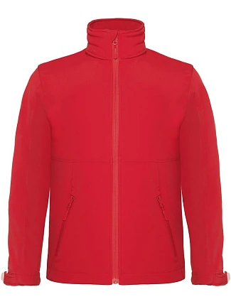 B&C Hooded Softshell /kids Dětská 3-vrstvá softshellová bunda 01.0969 red B&C Hooded Softshell /kids Dětská 3-vrstvá softshellová bunda 01.0969 red