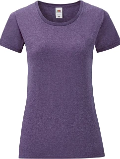 Fruit of the Loom Lady-Fit Iconic 150 T Dámské tričko 16.1432 heather purple