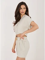 Šortky D60103M62612KA2 světle béžové