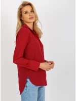 Dámská košile LK KS 508148.12P kaštanová - FPrice Dámská košile LK KS 508148.12P kaštanová - FPrice