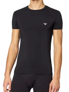 Pánské triko 111035 1A537 - 00020 - Černá - Emporio Armani