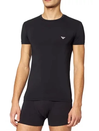 Pánské triko 111035 1A537 - 00020 - Černá - Emporio Armani Pánské triko 111035 1A537 - 00020 - Černá - Emporio Armani