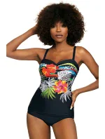 Dámské jednodílné plavky 8060BL10 3 Bali černá/mix barev - SELF Dámské jednodílné plavky 8060BL10 3 Bali černá/mix barev - SELF