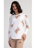 Dámské pyžamo dlouhé Teddy bear Dámské pyžamo dlouhé Teddy bear