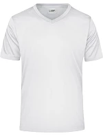Daiber JN 736 Pánské sportovní tričko s výstřihem do V 02.0736 white Daiber JN 736 Pánské sportovní tričko s výstřihem do V 02.0736 white