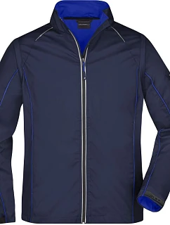Daiber JN 1122 Pánská softshell bunda s odepínacími rukávy 02.1122 navy/royal