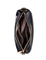 Dámská kabelka Vuch Coalie Flowers Black Dámská kabelka Vuch Coalie Flowers Black