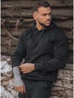 FashionStreet černá pánská tepláková souprava AX0736 FashionStreet černá pánská tepláková souprava AX0736