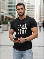 DRIFT FashionStreet pánské tričko s potiskem černé NX5081R