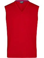 Daiber JN 657 Pánská svetrová vesta s výstřihem do V 02.0657 red Daiber JN 657 Pánská svetrová vesta s výstřihem do V 02.0657 red
