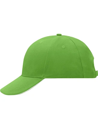 Daiber MB 24 6 panelová sandwich kšiltovka 03.0024 lime green/white