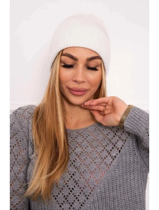 Tenká čepice Oliwia K252 bílá
