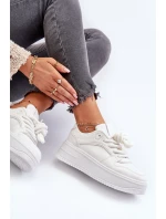 Dámská sportovní obuv na vysoké platformě bílá Bexley Dámská sportovní obuv na vysoké platformě bílá Bexley