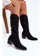 Dámské kovbojky Jazelle – černé