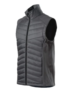 Cross hybridní vesta pánská light anthracite