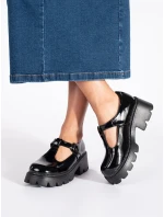 Exkluzívní polobotky dámské černé platforma Exkluzívní polobotky dámské černé platforma