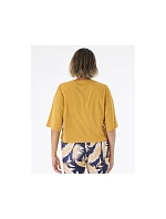 RIP CURL Seacell Crop Heritage Tee žlutá