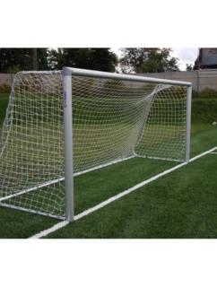 Fotbalová síť 5x2x0,8x1,5m /PE 3/ NETEX BÍLÁ/ČERVENÁ