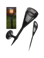 SOLÁRNÍ SVÍTILNA 2V1 S EFEKTEM PLAMENE 12 VEDLA