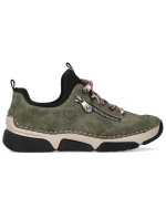 Pohodlná polobotka Rieker W RKR610 zelená