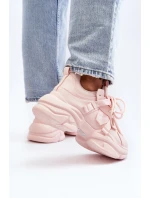 Dámské tenisky na masivní podrážce růžové Windamella