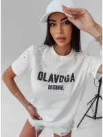 Dámské tričko 277052 ecru - Ola Voga Dámské tričko 277052 ecru - Ola Voga