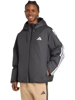 Pánská bunda adidas Essentials Climawarm 3-Stripes Insulated Hooded Jacket black JM4042 pánské oblečení