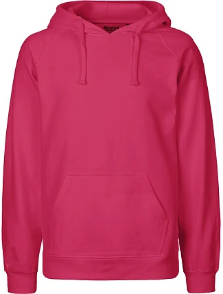Neutral O 63101 Pánská mikina s kapucí z bio bavlny 77.6311 pink Neutral O 63101 Pánská mikina s kapucí z bio bavlny 77.6311 pink