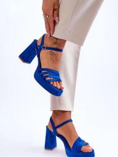 Sandály na podpatku model 179123 Step in style