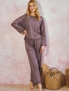 Taro Zoya 3439 long/r S-XL Z25/26 dámské pyžamo