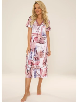 Košile De Lafense 776 Violet kr/r M-2XL