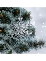 Závěsná dekorace sněhové vločky 12x12 CM MODEL 2