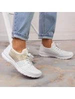 Pohodlná polobotka Rieker W L3254-80 bílá