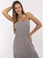 Šaty D73761M30251 šedé