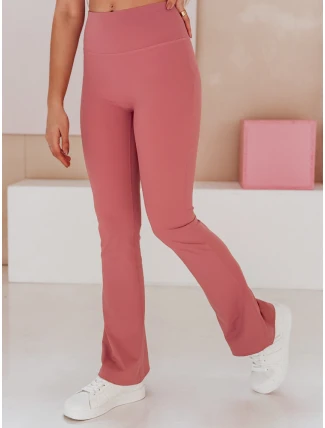 FARAFII dámské legíny do zvonu tmavě růžové FashionStreet UY2613