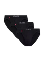 Pánské slipy 3 pack 094 black - Atlantic
