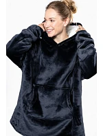 Kariban K 410 Loungewear Sherpafleece mikina s kapucí 20.K410 night navy Kariban K 410 Loungewear Sherpafleece mikina s kapucí 20.K410 night navy